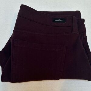 Liverpool Jeans Co. Skinny Maroon Legging Pants size 6/28